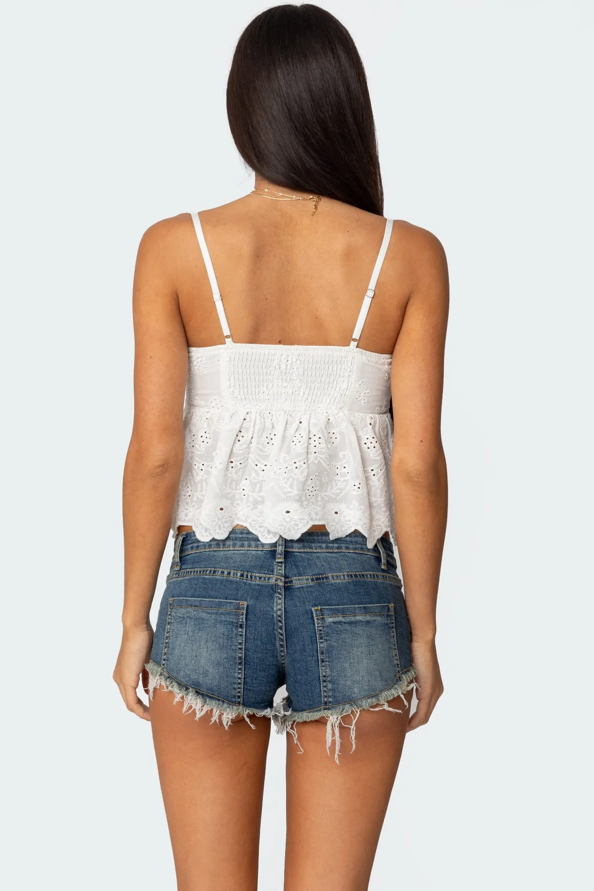 Emme Eyelet Corset sold by Edikted product image thumbnail 5
