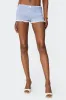 Antonia Gingham Scrunch Shorts sold by Edikted