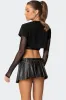 Rella Layered Long Sleeve T Shirt sold by Edikted