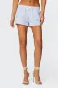 Taryn Striped Shorts sold by Edikted
