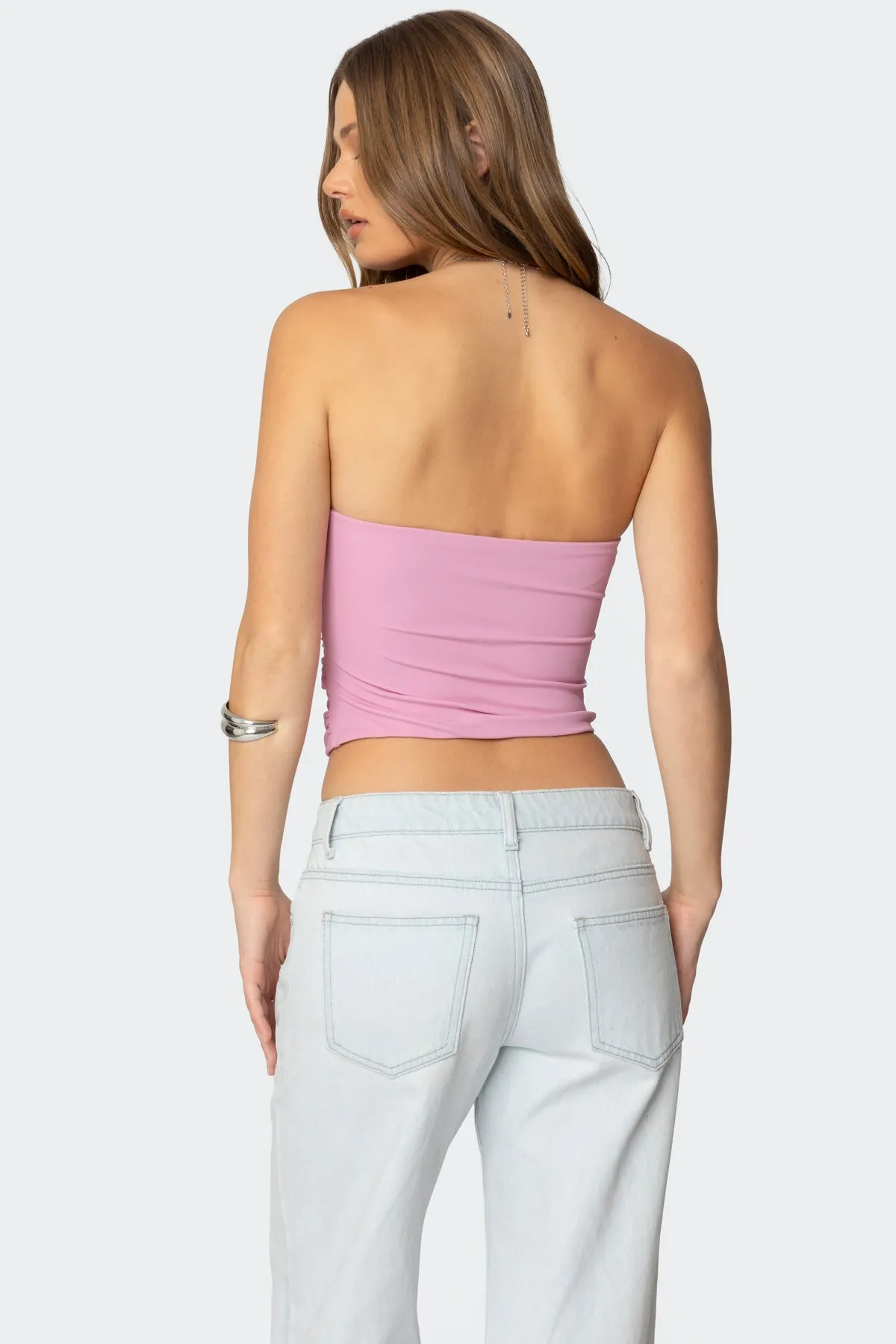 Ariella Cut Out Strapless Top sold by Edikted product image thumbnail 5