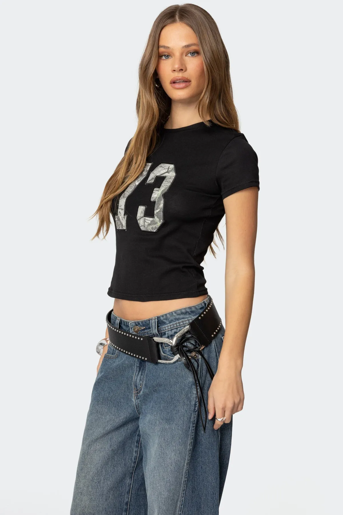 Camo 73 T Shirt sold by Edikted product image thumbnail 3