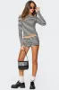 Hali Striped Knit Shorts sold by Edikted