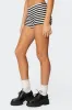 Hali Striped Knit Shorts sold by Edikted