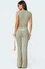 So Edikted Flared Pants sold by Edikted