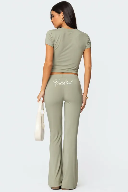 So Edikted Flared Pants sold by Edikted