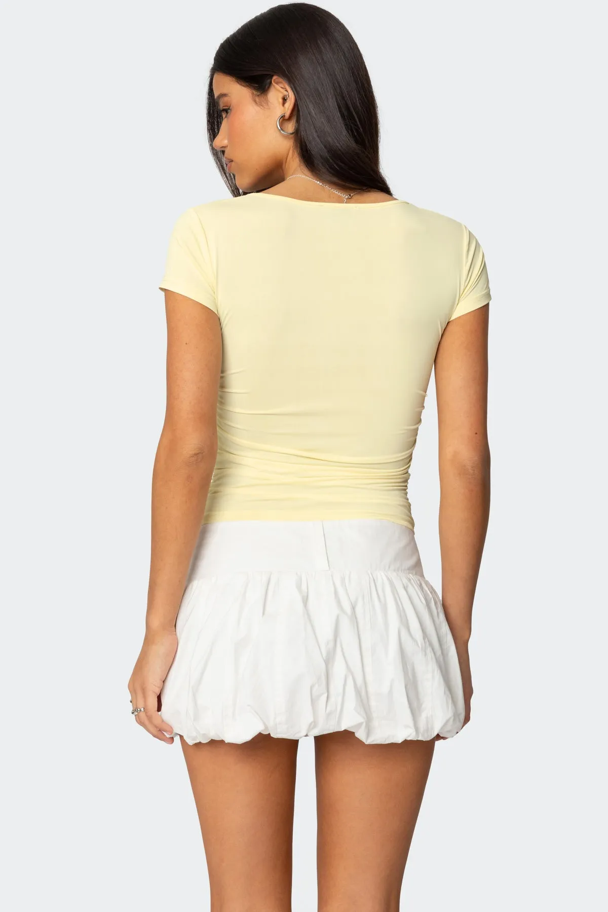 Burkley Keyhole Gathered Top sold by Edikted product image thumbnail 5