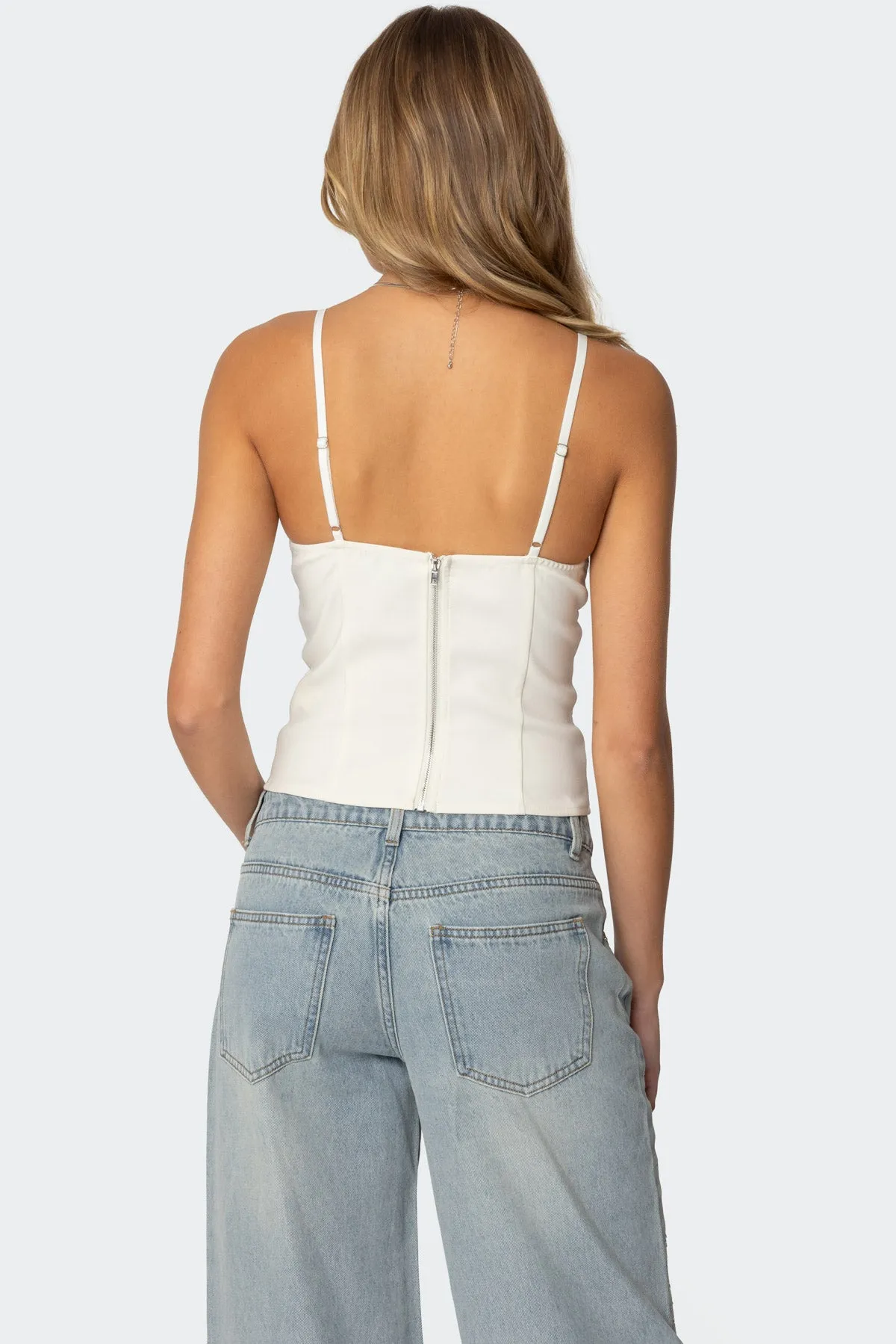 Liana Cut Out Tank Top sold by Edikted product image thumbnail 5