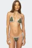 Crochet Triangle Bikini Top sold by Edikted