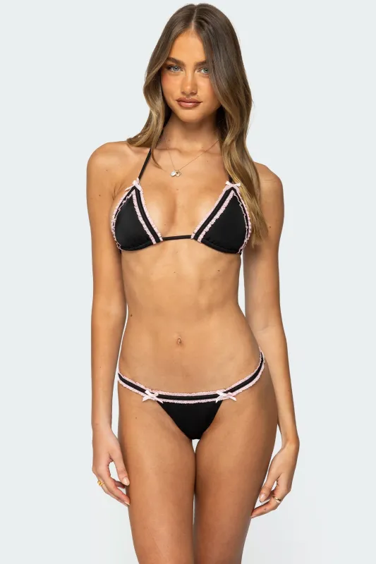 Mandy Triangle Bikini Top sold by Edikted