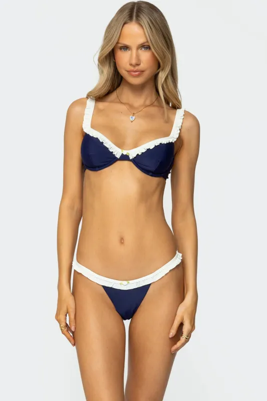 Kellie Cupped Bikini Top sold by Edikted
