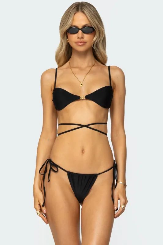 Buffie Bralette Bikini Top sold by Edikted