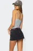 Tova Striped Scoop Tank Top sold by Edikted
