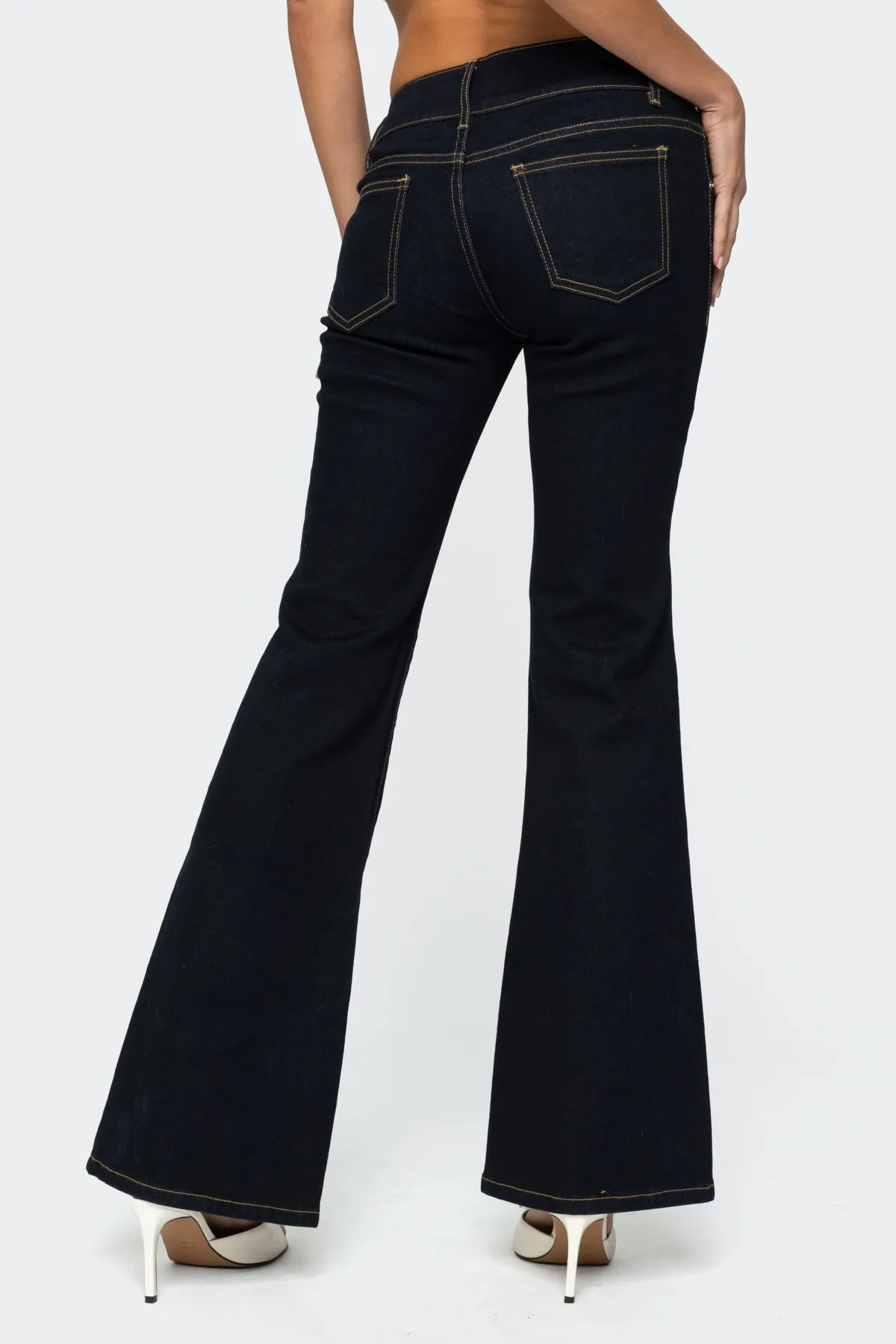 Tilda Low Rise Flared Jeans sold by Edikted product image thumbnail 5