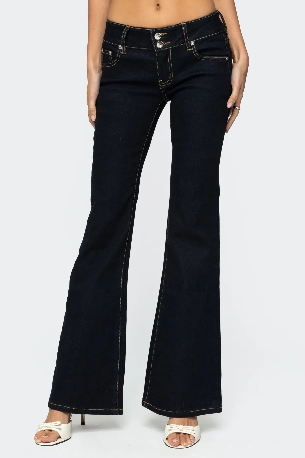 Tilda Low Rise Flared Jeans sold by Edikted product image thumbnail 2