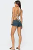Naia Backless Crochet Top sold by Edikted