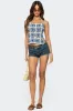 Naia Backless Crochet Top sold by Edikted