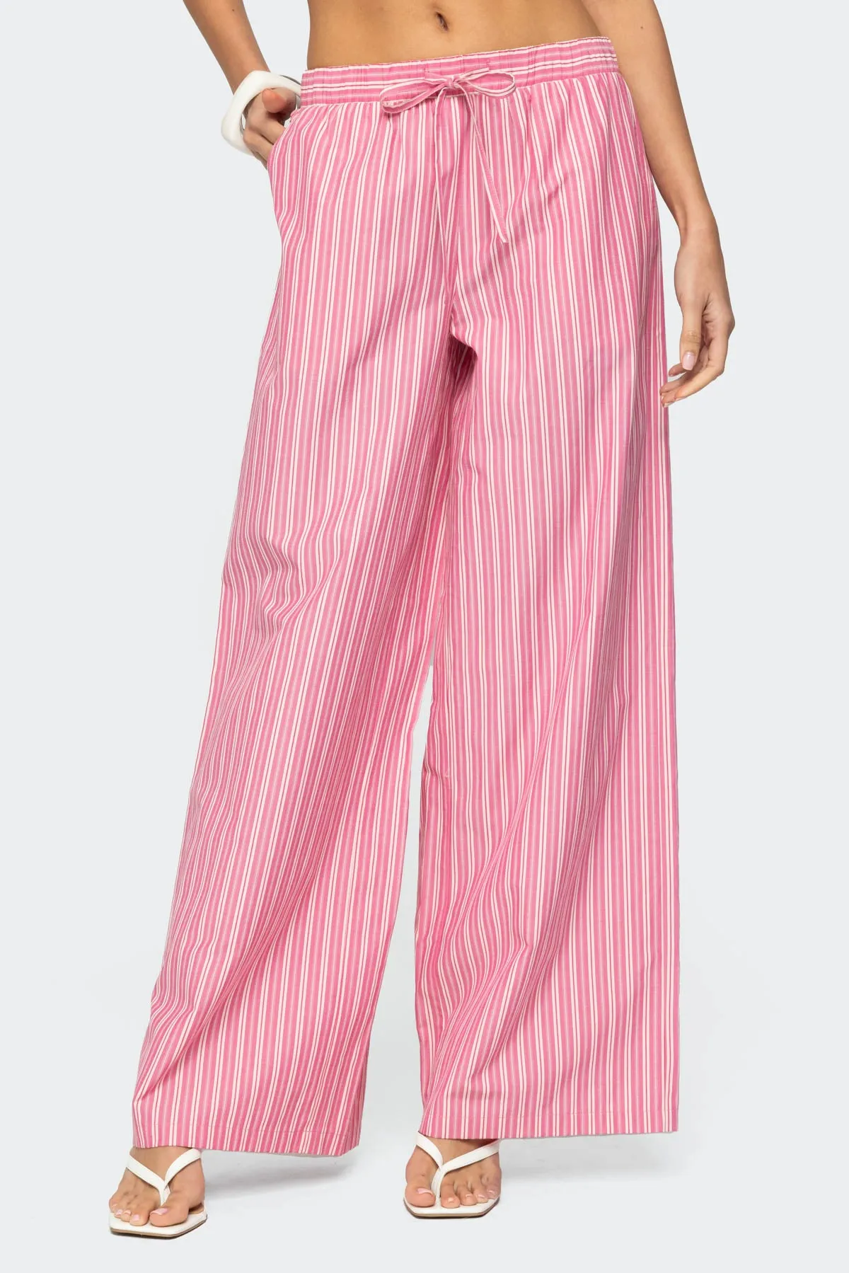 Maggy Striped Wide Leg Pants sold by Edikted product image thumbnail 2