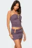 Curved U Strapless Top sold by Edikted