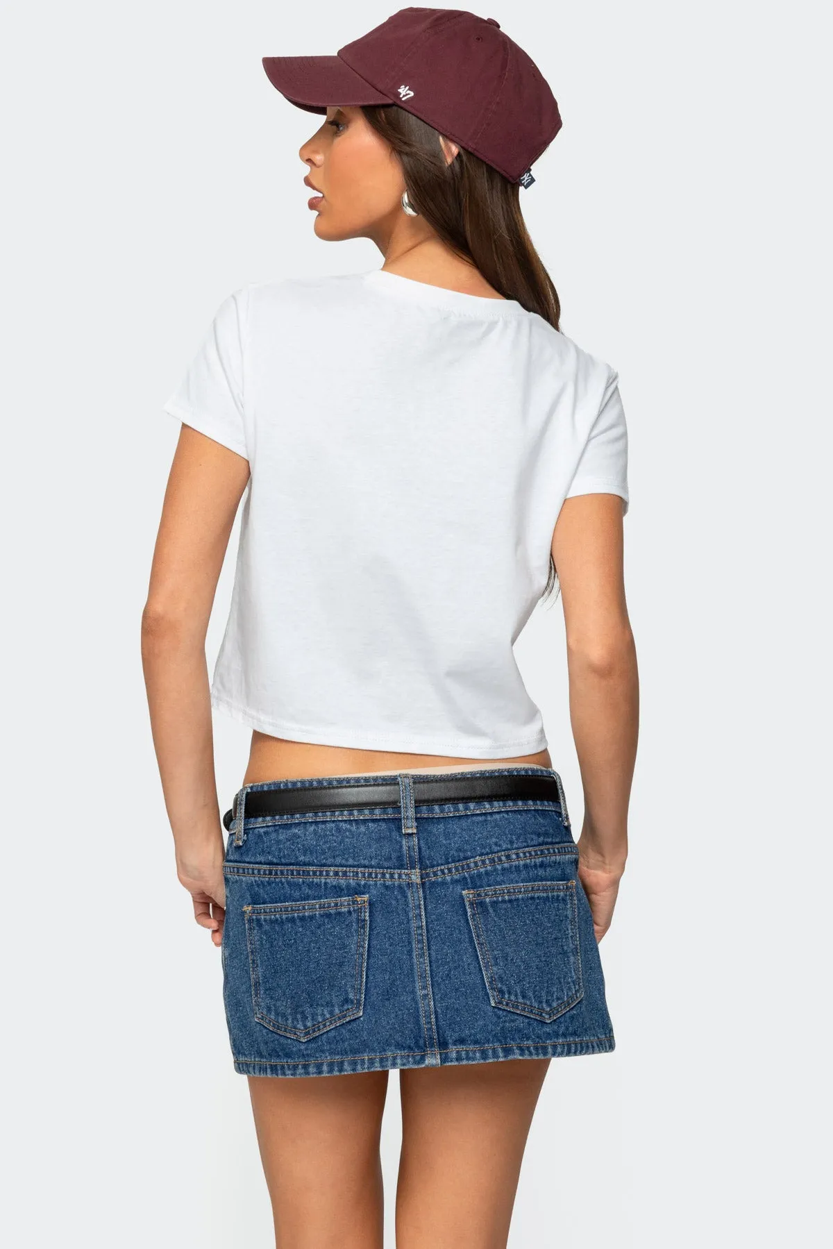 Twila Loose Fit T Shirt sold by Edikted product image thumbnail 5