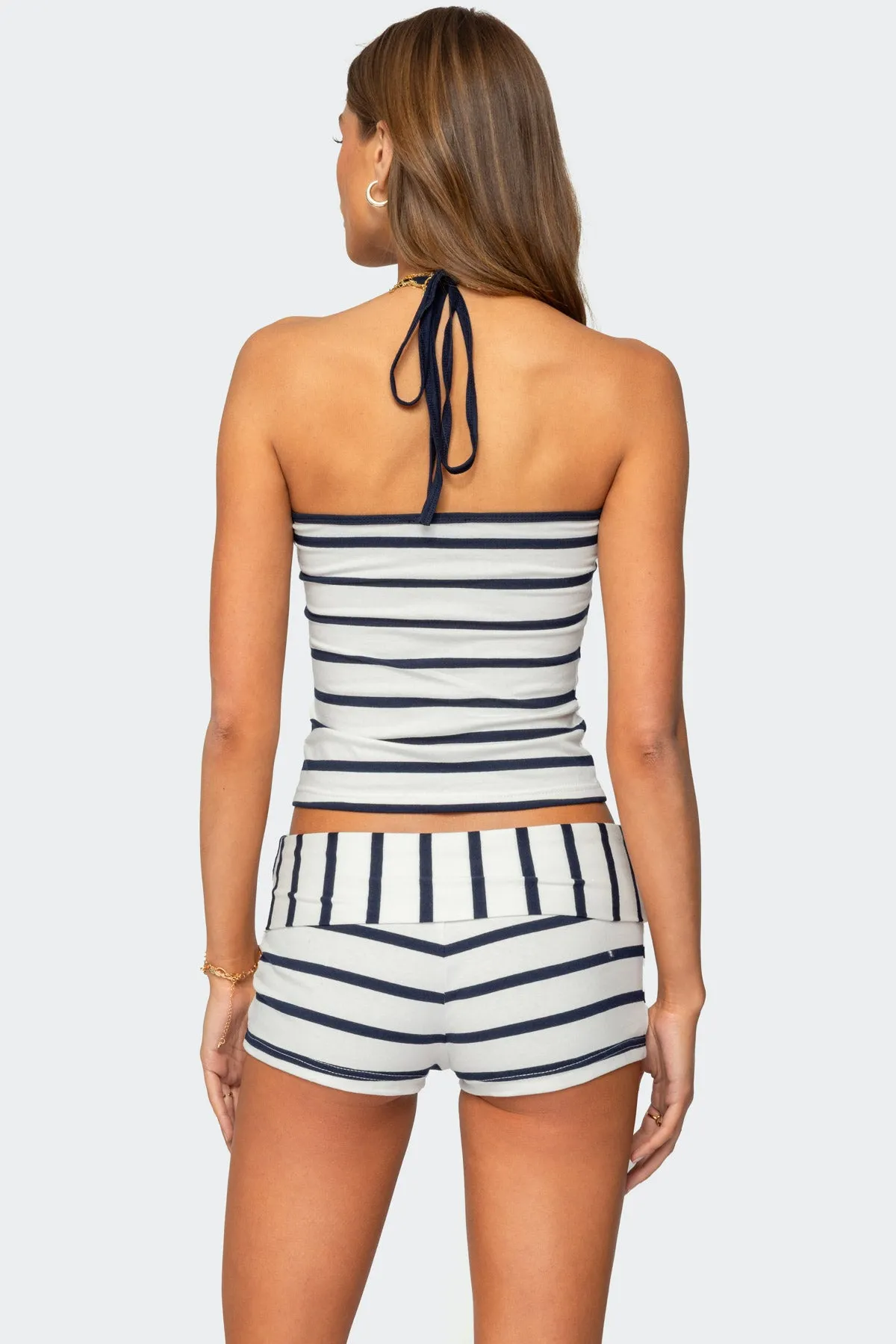 Lorenza Striped Halter Top sold by Edikted product image thumbnail 5