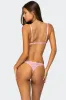 Darcie Sheer Lace Triangle Bralette sold by Edikted