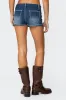 Payson Wide Belted Mini Skort sold by Edikted