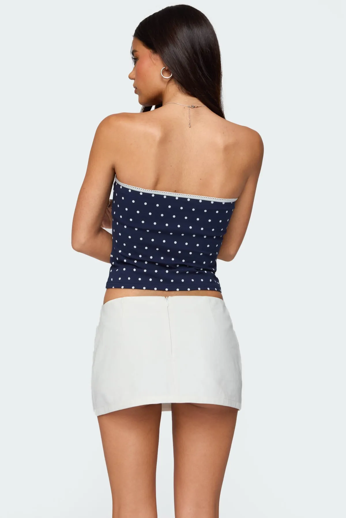 Built In Bra Polka Dot Top sold by Edikted product image thumbnail 5