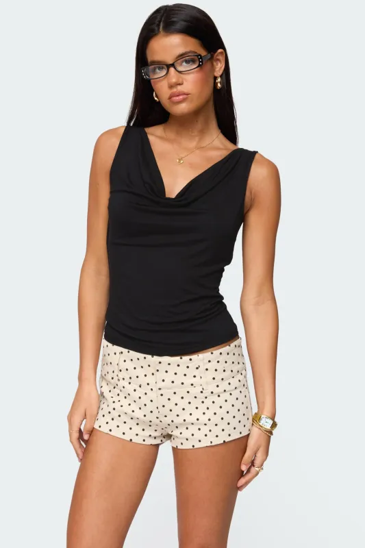 Fiorella Cowl Neck Top sold by Edikted