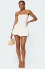 Ribbed Bubble Skirt Mini Dress sold by Edikted