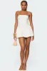 Ribbed Bubble Skirt Mini Dress sold by Edikted