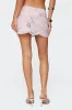 Nelley Beaded Sequin Chiffon Mini Skirt sold by Edikted