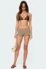 Kairi Bead Crochet Shorts sold by Edikted
