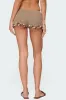 Kairi Bead Crochet Shorts sold by Edikted