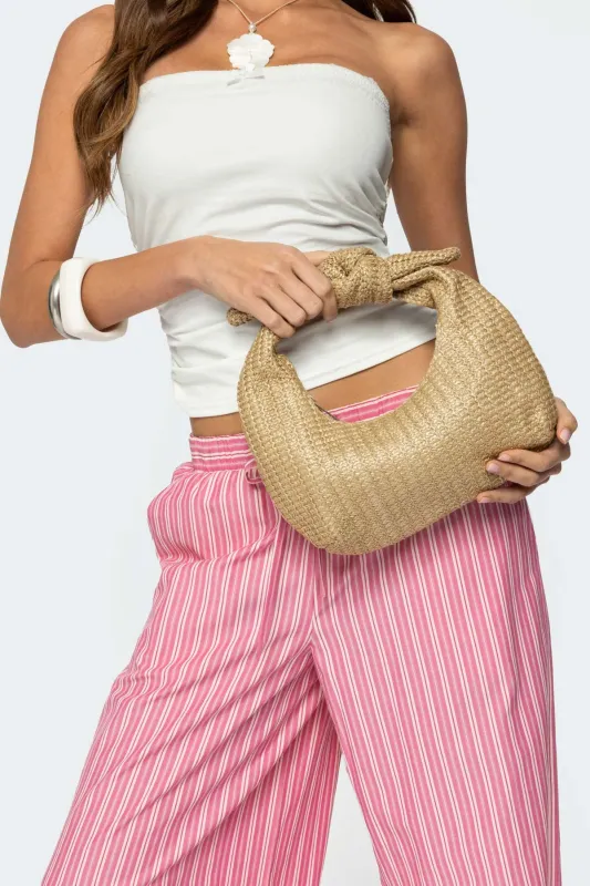 High Tide Mini Straw Bag sold by Edikted