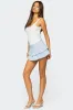 Kayla Ruffled Eyelet Mini Skort sold by Edikted