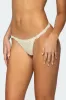 Livvy Sheer Lace Thong sold by Edikted