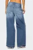 Xenia Distressed Low Rise Jeans sold by Edikted