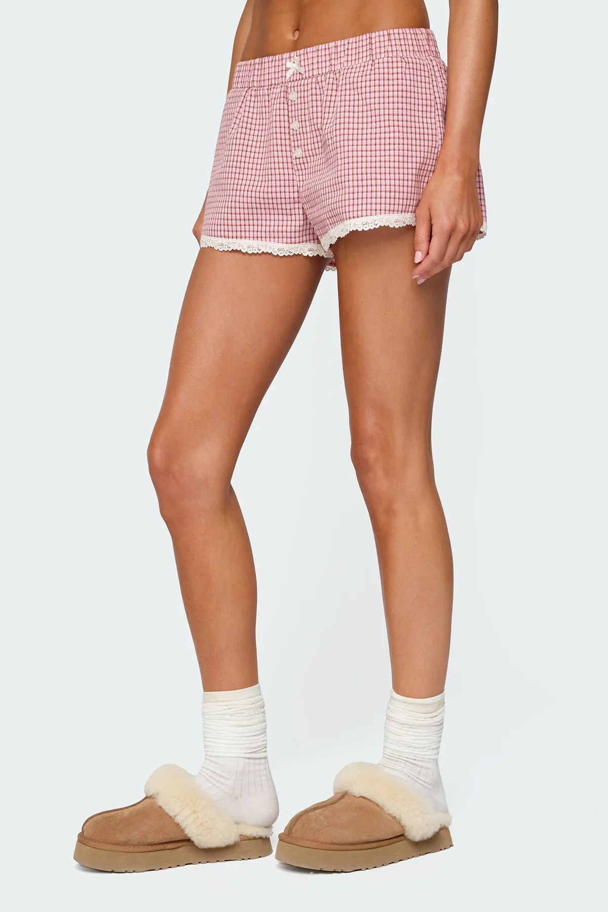 Vaughn Lacey Plaid Shorts sold by Edikted product image thumbnail 5