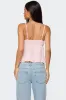 Halsey Ruffle Tank Top sold by Edikted