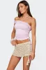 Yafa Asymmetric Off Shoulder Top sold by Edikted