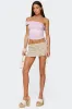 Yafa Asymmetric Off Shoulder Top sold by Edikted