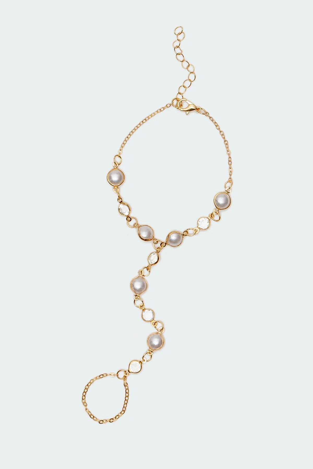 Pearly Hand Chain sold by Edikted product image thumbnail 2