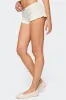 Avalon Dotted Pointelle Ruffle Shorts sold by Edikted