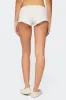 Avalon Dotted Pointelle Ruffle Shorts sold by Edikted