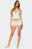 Avalon Dotted Pointelle Ruffle Tank Top sold by Edikted