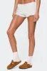 Linny Contrast Pointelle Shorts sold by Edikted