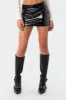 Electra Vinyl Mini Skirt sold by Edikted