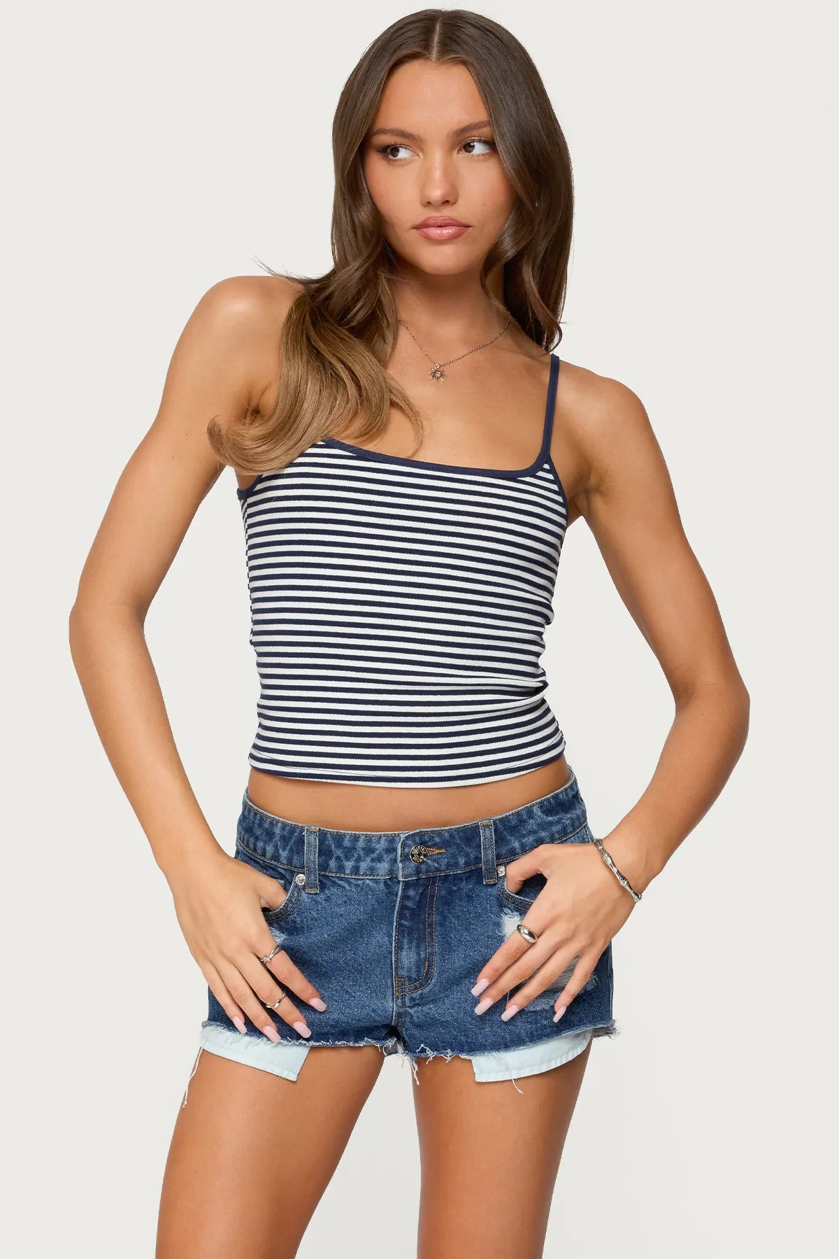 Miller Striped Tank Top sold by Edikted