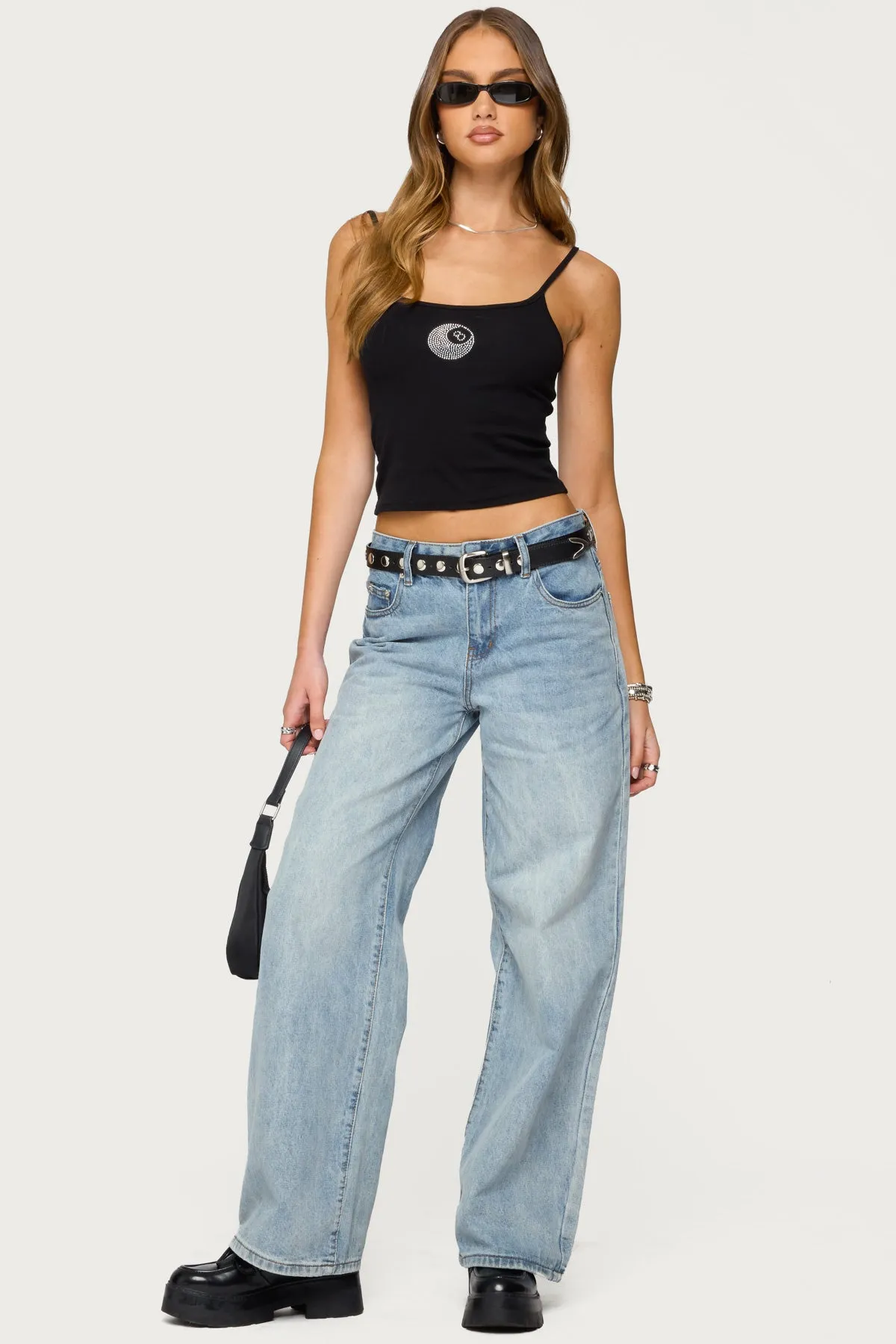 Rhinestone Magic 8 Tank Top sold by Edikted product image thumbnail 2